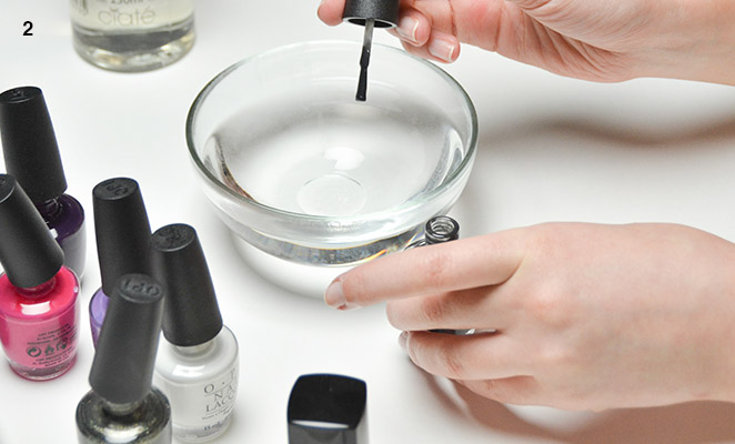 How To Water Marble Nails
