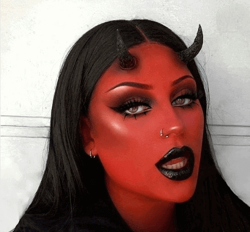 demon makeup