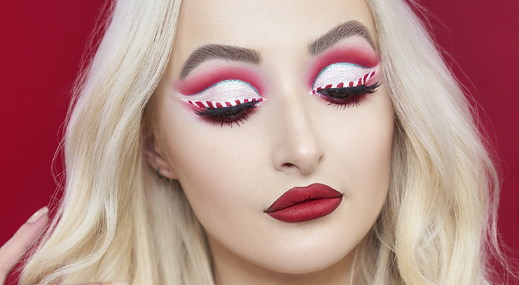 Get The Rei Lilith's Candy Cane Eyeliner Tutorial - Beauty Bay Edited