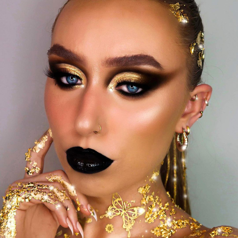 10 Gold Eye Makeup Ideas - Beauty Edited