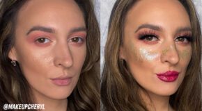 How To Apply Glitter To Face