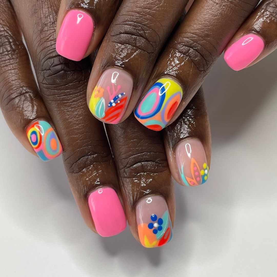 Fun Nail Wraps – The Flamingo Lady Nails