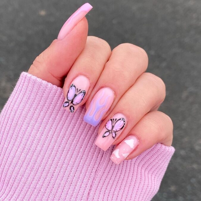 30 Nail Art Ideas For Long Nails