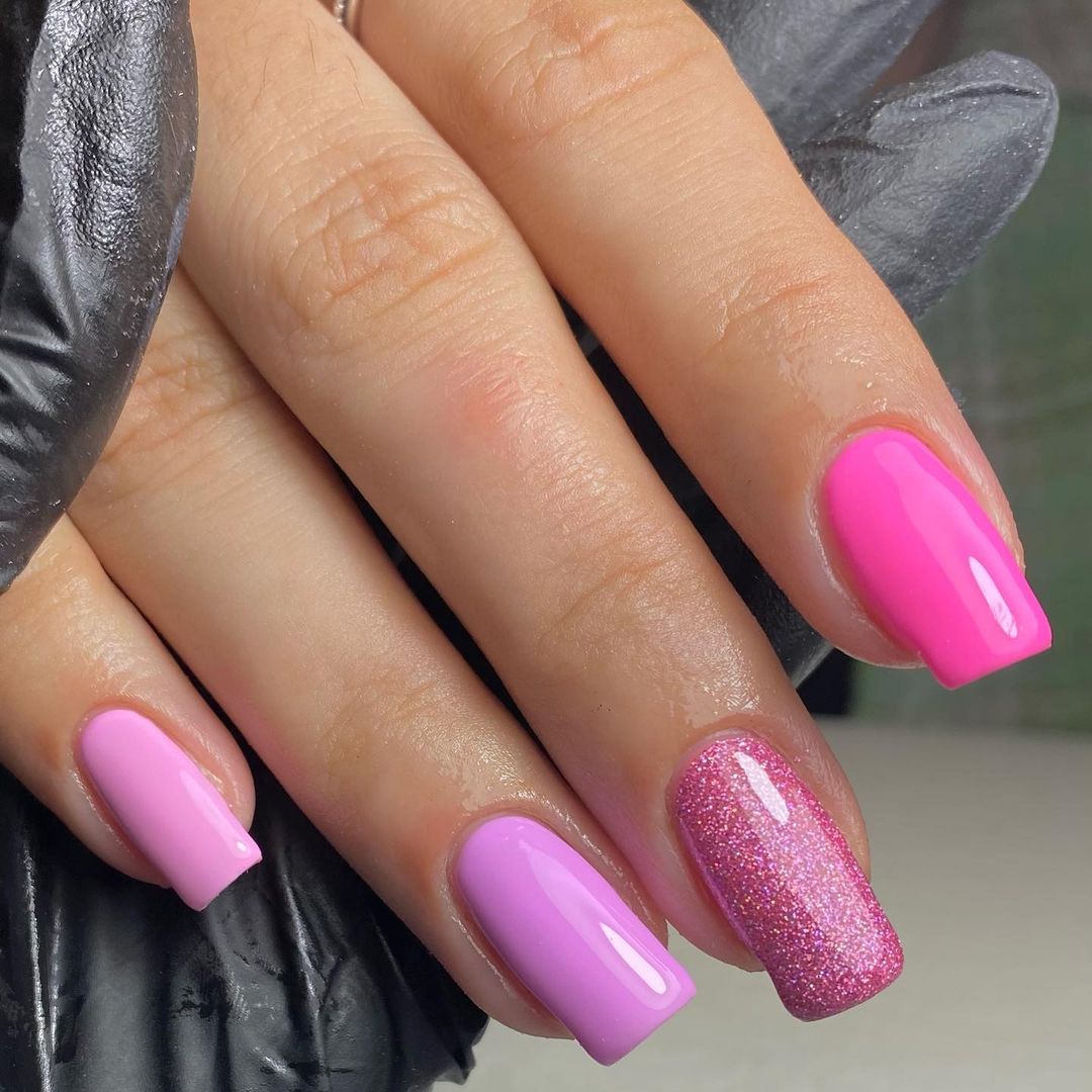 💕50 shades of Pink #tgif #pink #mattenails #crocnails #xxxl #shades  #foryoupage #love #valentinesnails | Instagram