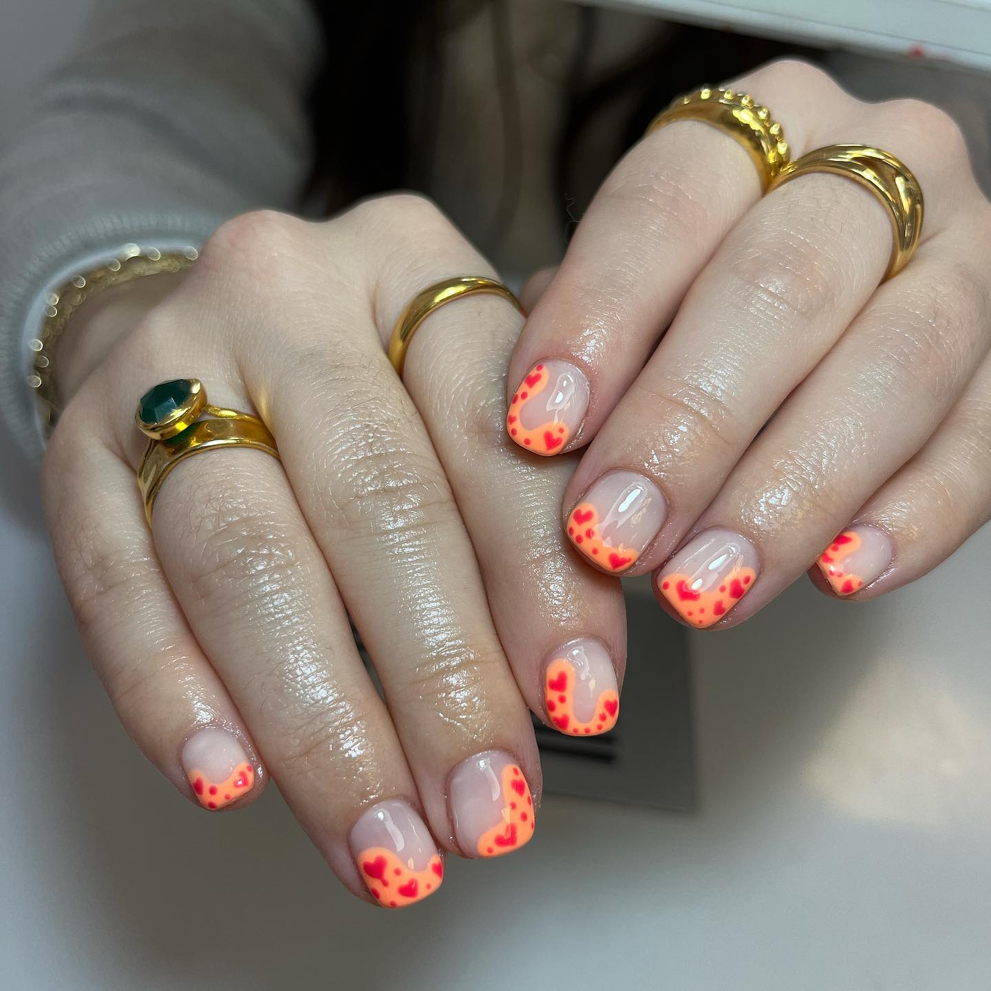 Summer nail art ideas to rock in 2021 : Mismatched colorful summer short  nails-thanhphatduhoc.com.vn