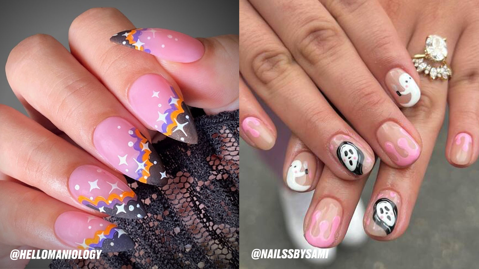 3. "Spooky and Cute Halloween Nail Ideas for Short Nails" - wide 5