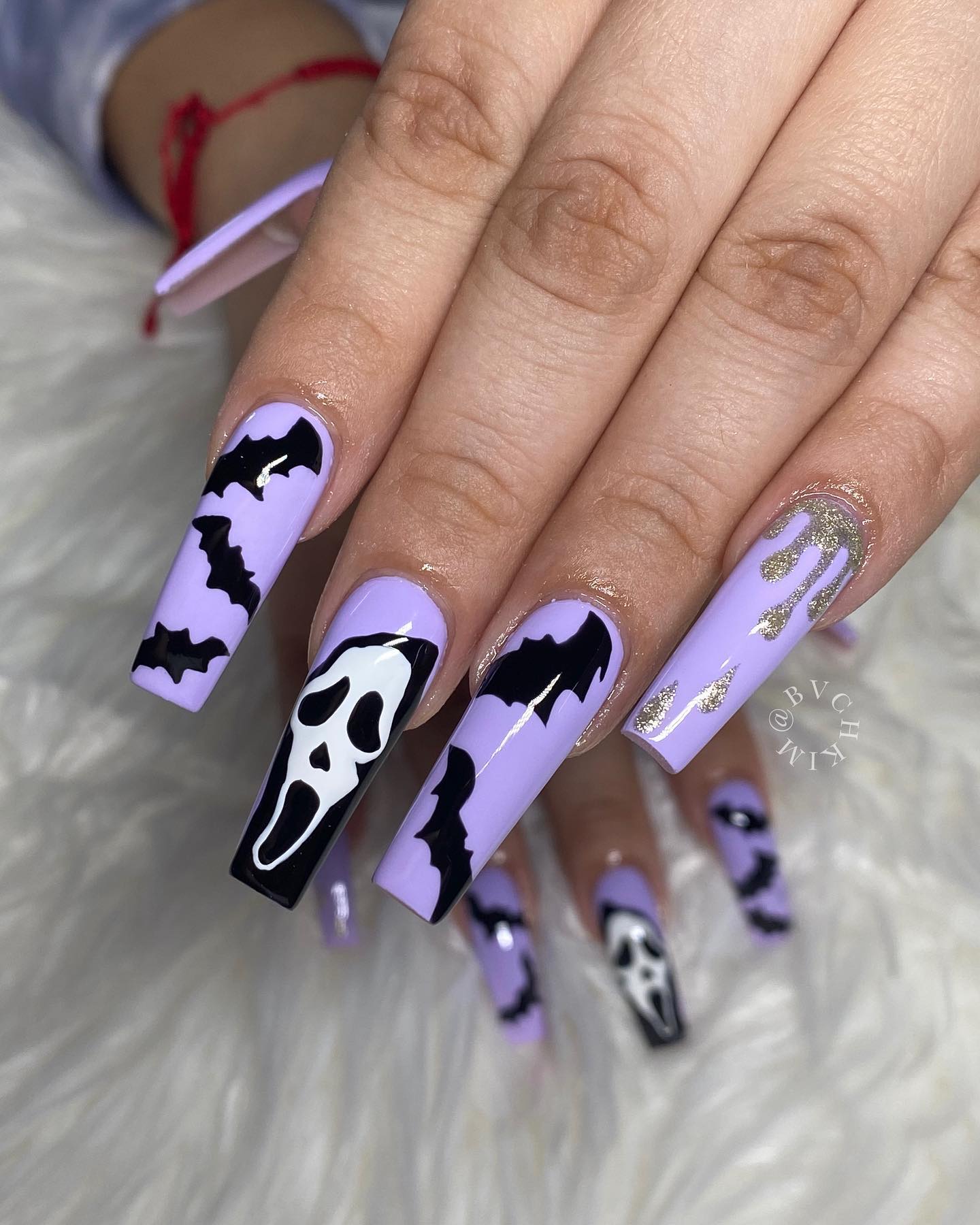 20 Cool Easy Halloween Nail Art Ideas - Halloween Nail Designs | Halloween  nails easy, Striped nails, Halloween nail art easy