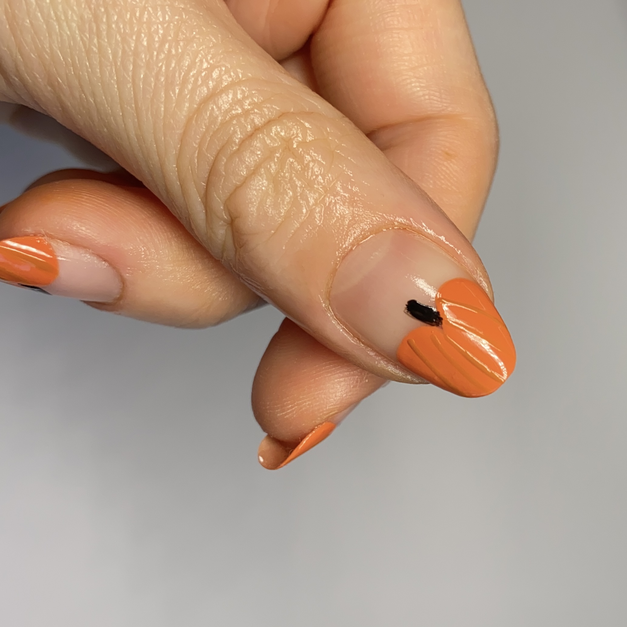 Easy Pumpkin Nail Art Tutorial For Halloween Beauty Bay Edited