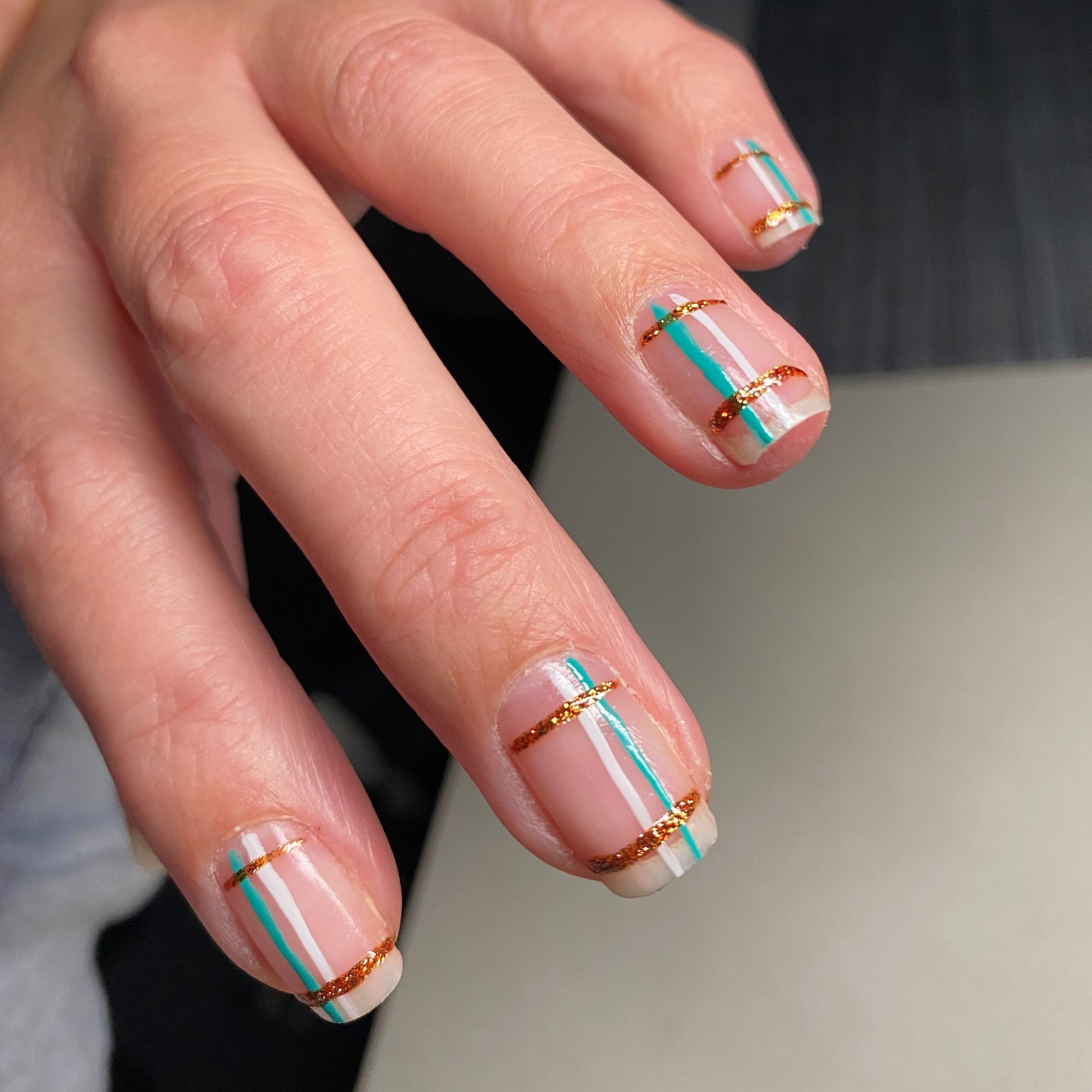 Clueless plaid Nail Art -- Born Pretty Review -- | Plaid nail art, Plaid  nails, Girls nail designs