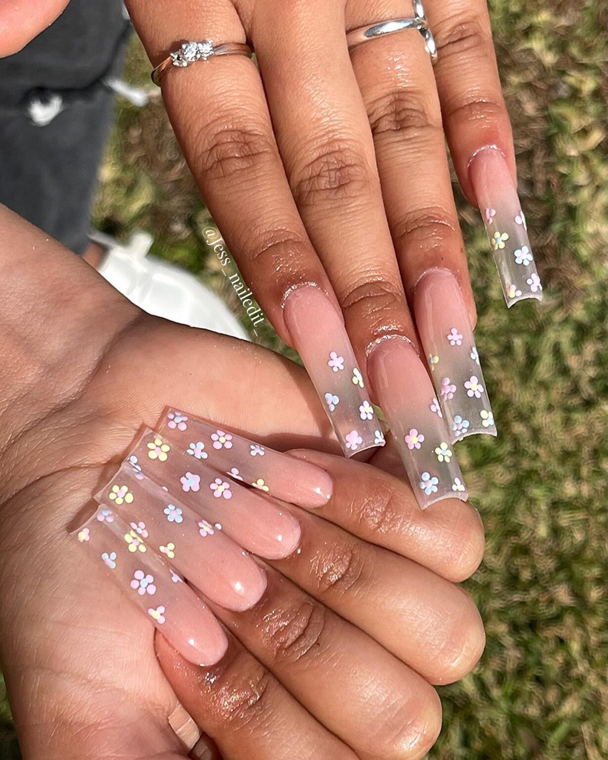 20 Clear Base Nail Designs To Try Beauty Bay Edited