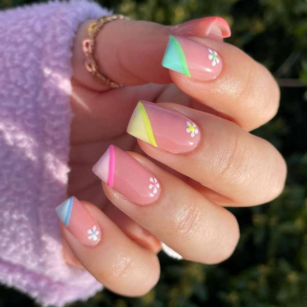 Pastel Colors Nail Polish