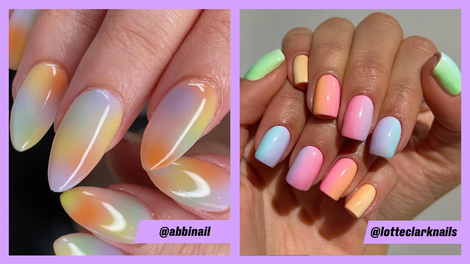 These Will Be the Most Popular Nail Art Designs of 2021 : Pastel Flower  nude natural nails | Nail art, Floral nails, Nail colors