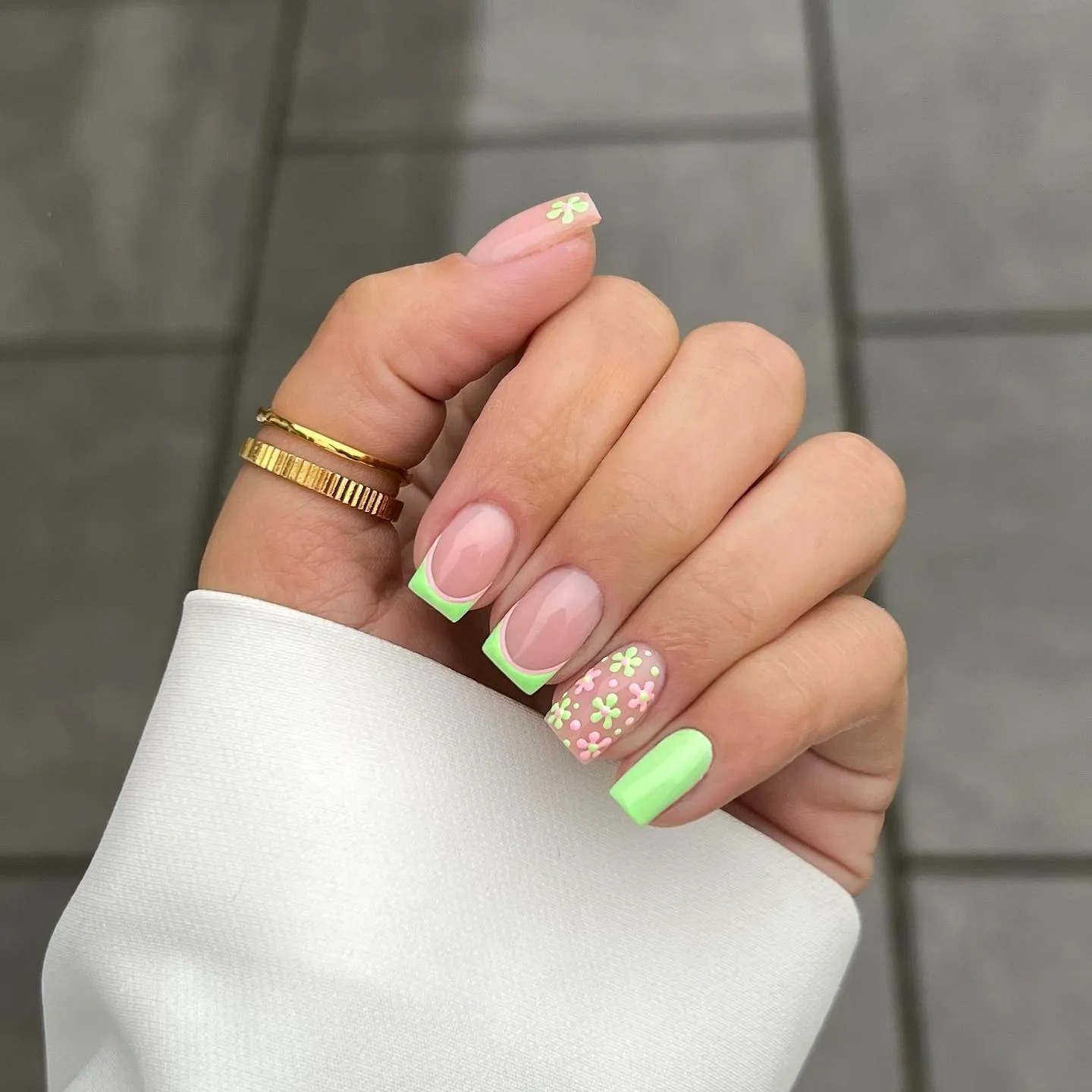 11 SlimeGreen Nail Ideas That Drip With Bold Color