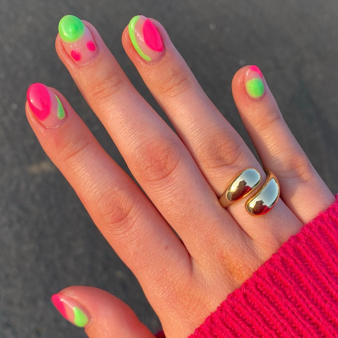 77 Bright Neon Nails to Try This Summer | Lovika