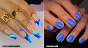 21 Blue Nail Designs To Try