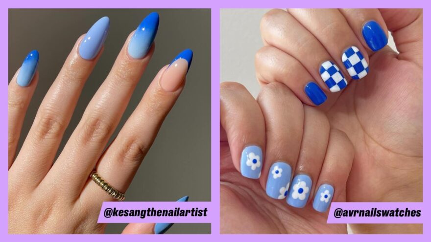 Blue Nail Art Ideas - wide 5