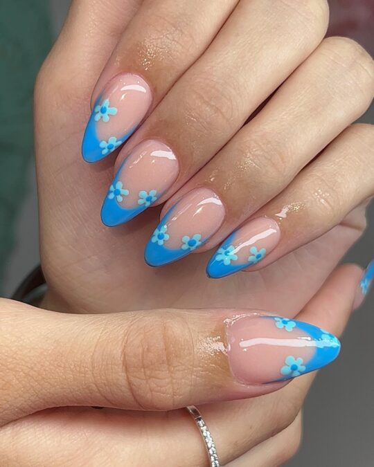 38 Blue Nail Designs To Try Beauty Bay Edited