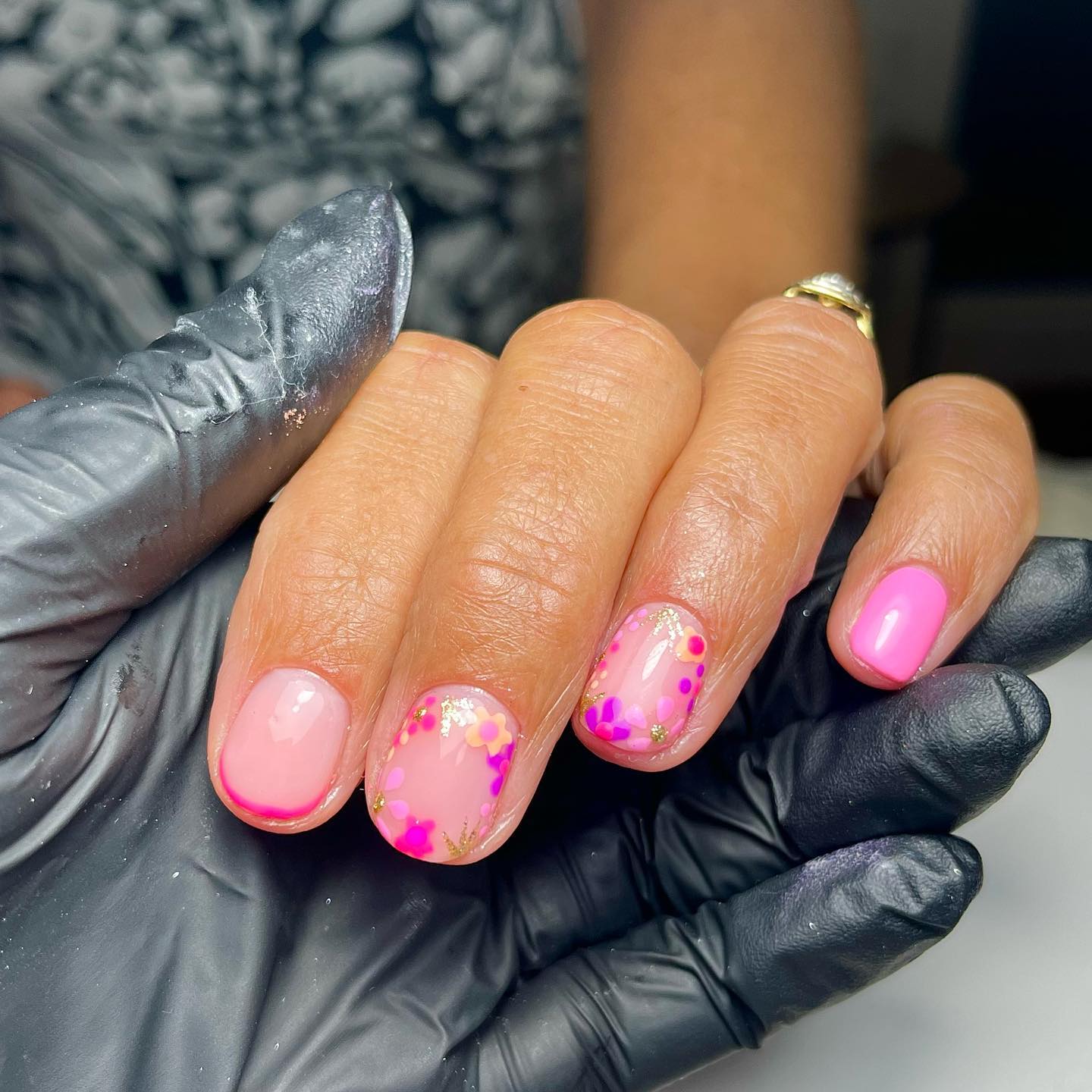 Baby Pink Glazed Donut Barbie Nails Salon Quality Hand - Etsy