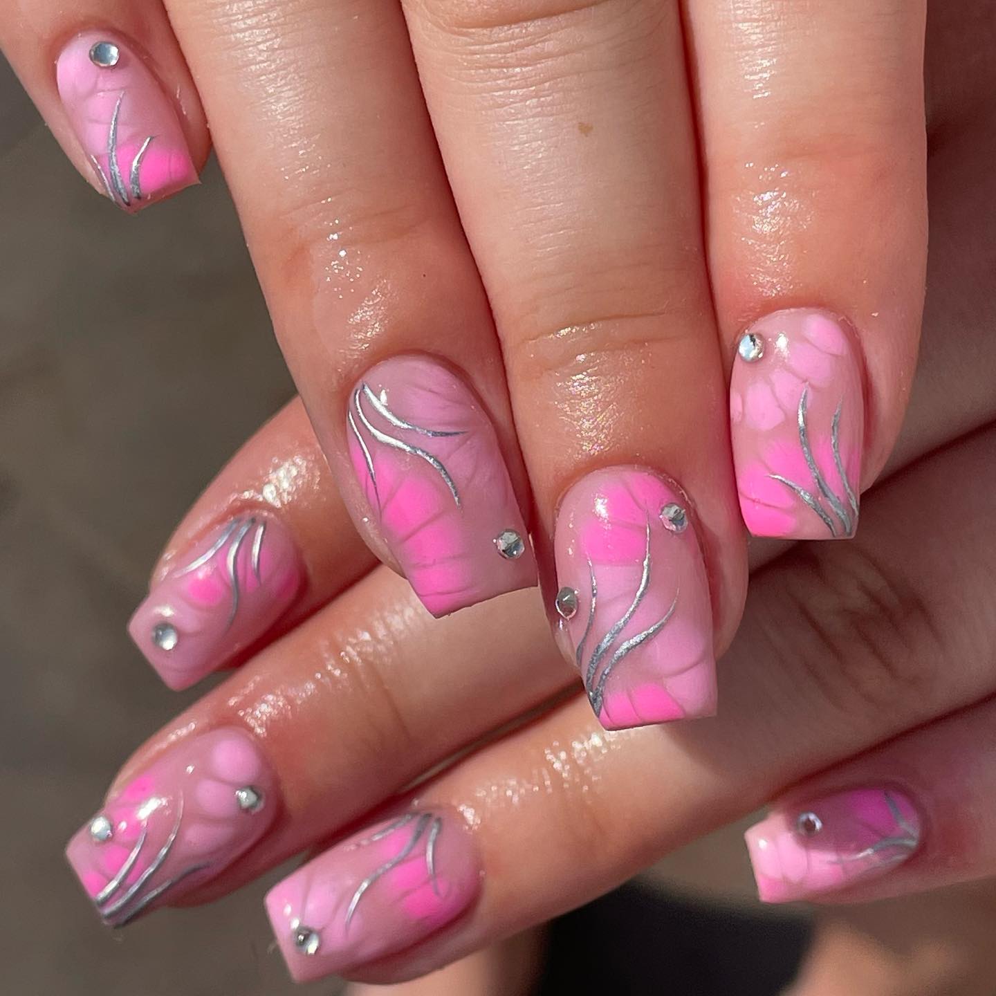 Pink nails designs