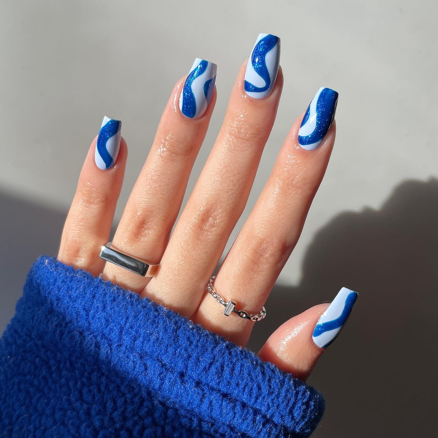 25+ Perfect Winter Nail Designs To Make You Feel Warm | Silver nail designs,  Nail designs spring, Silver nails