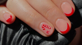 Easy Festive Nail Art Tutorial For Christmas: Candy Canes