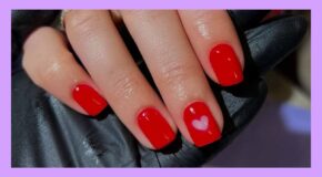 Valentine's Day Nails Tutorial For Beginners