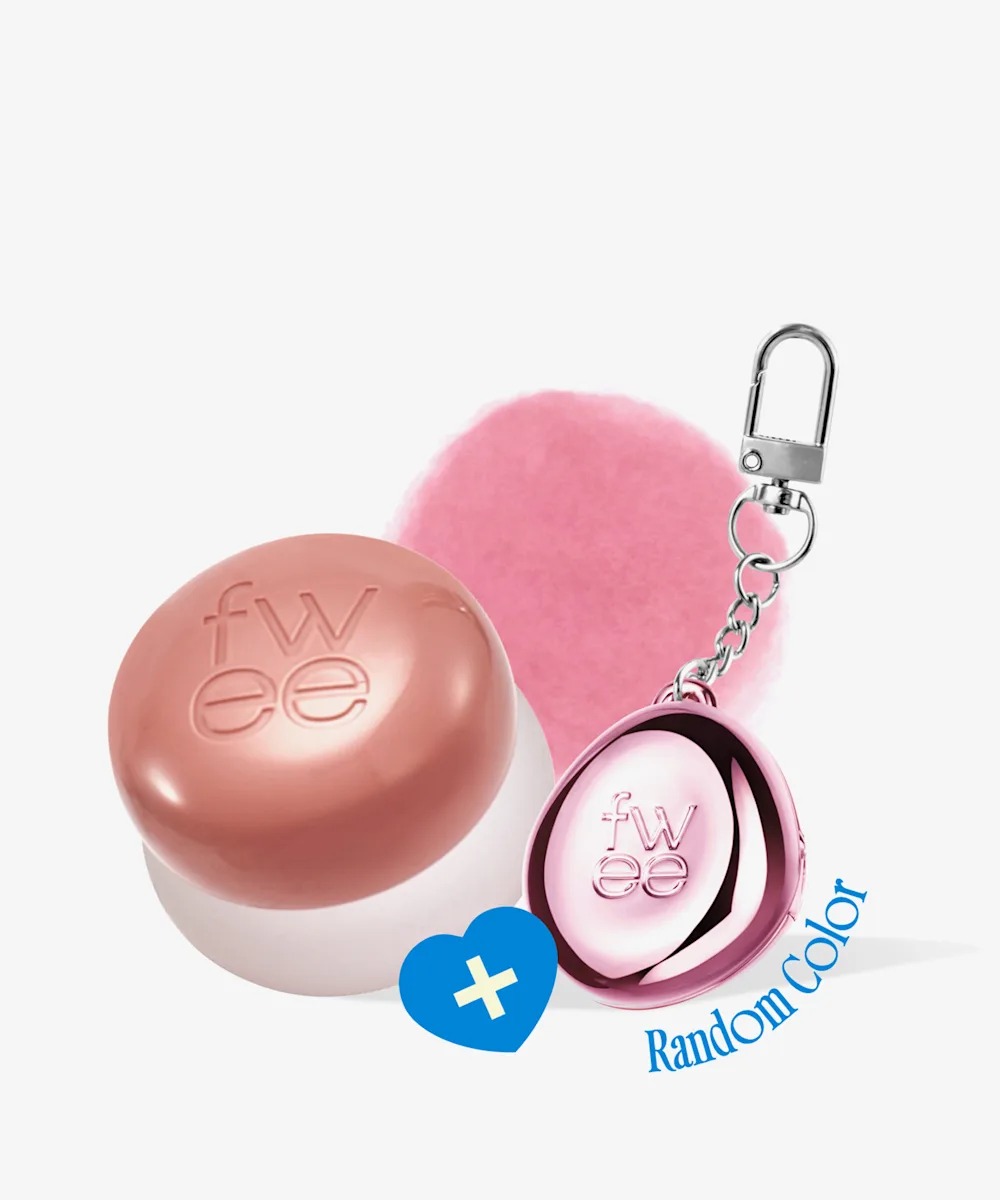 Fwee Lip & Cheek Blurring Pudding Pot + Pendant Keyring