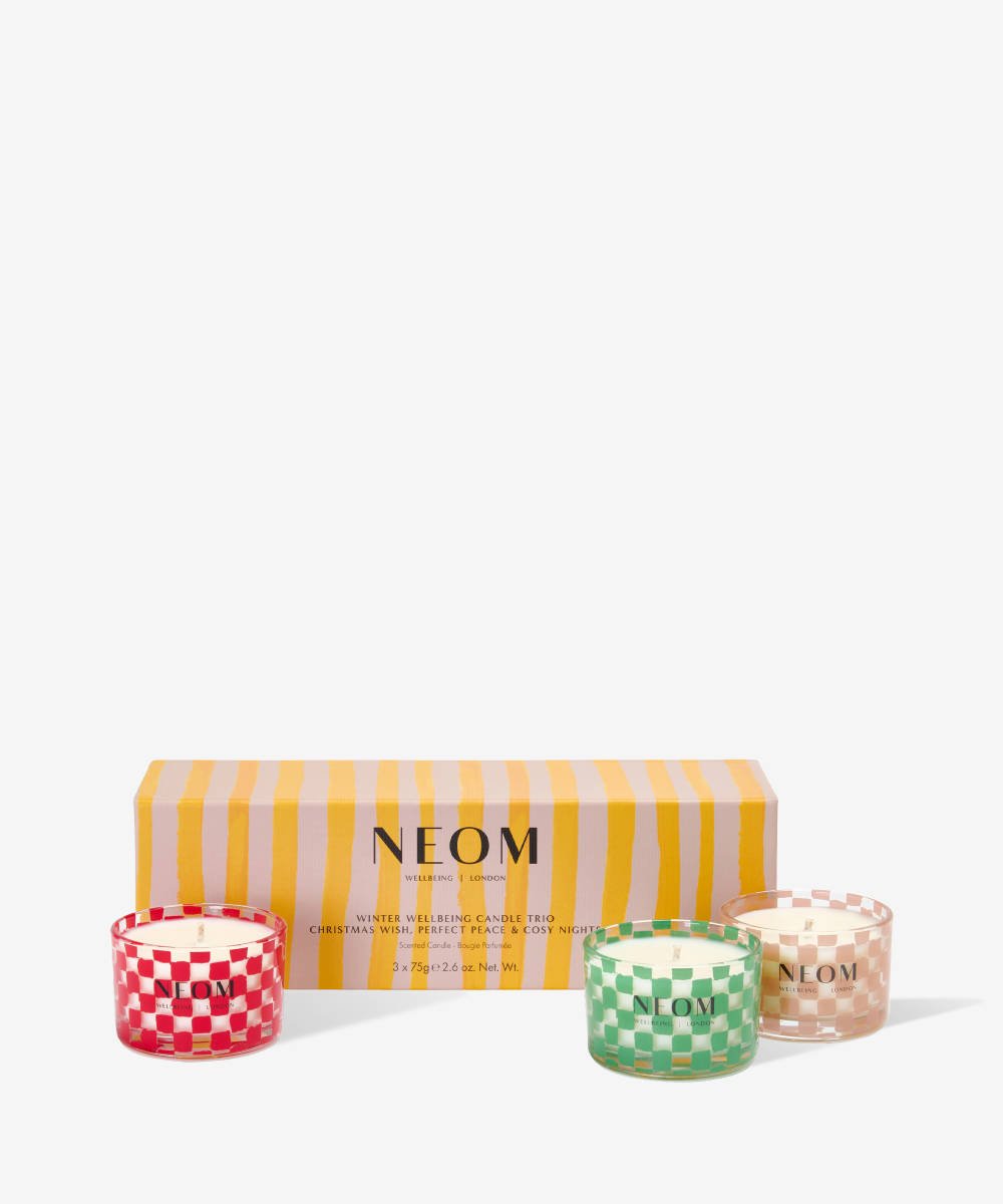 NEOM Winter Wellbeing Candle Trio