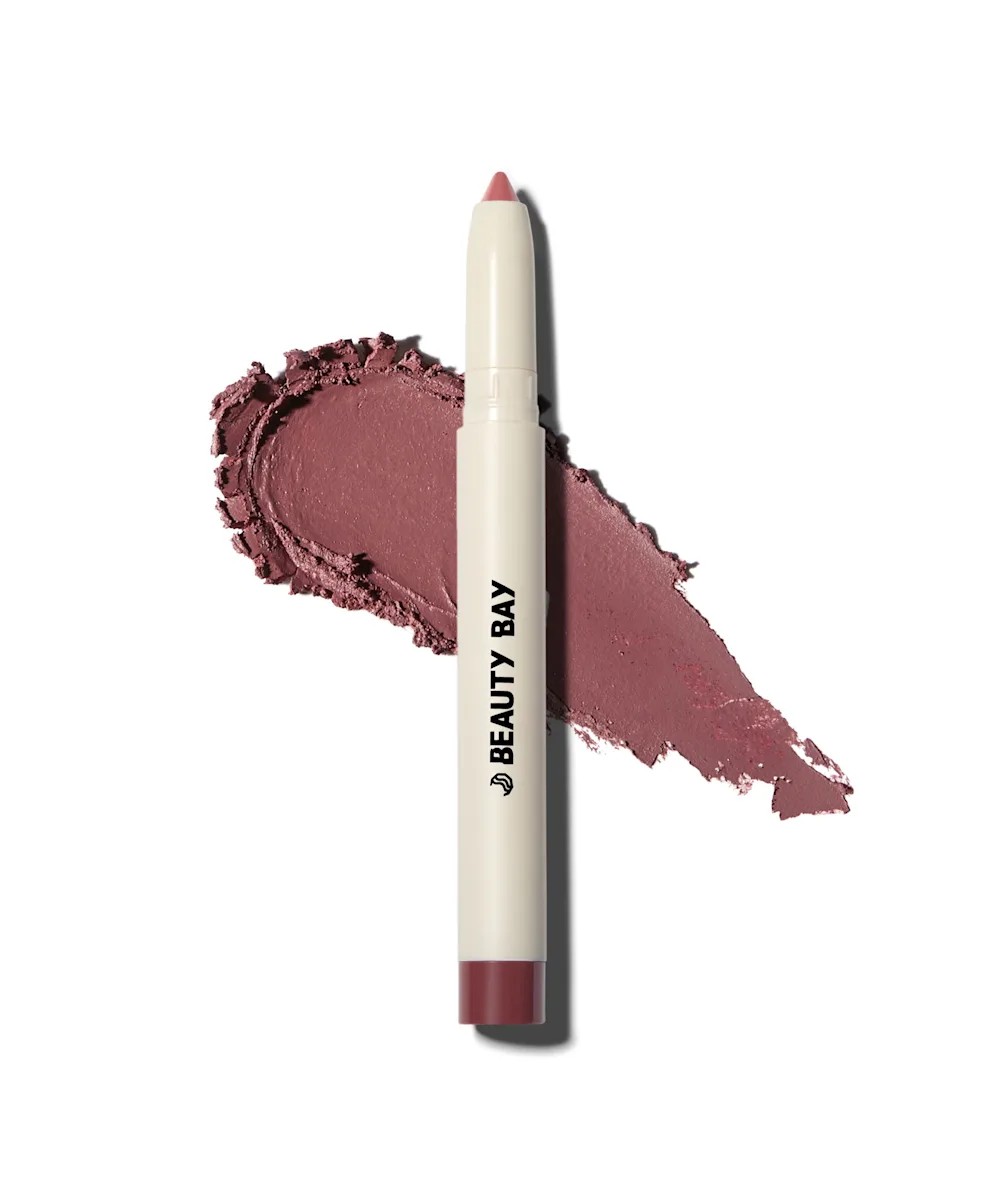 Cherry coloured eye liner in cream and black packaging