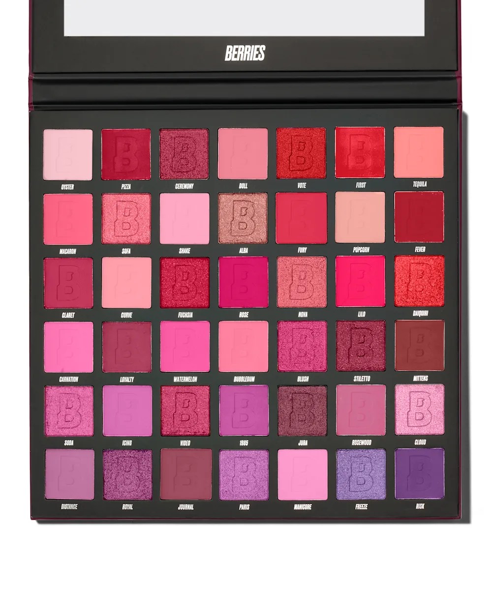 By BEAUTY BAY Berries 42 Colour Palette