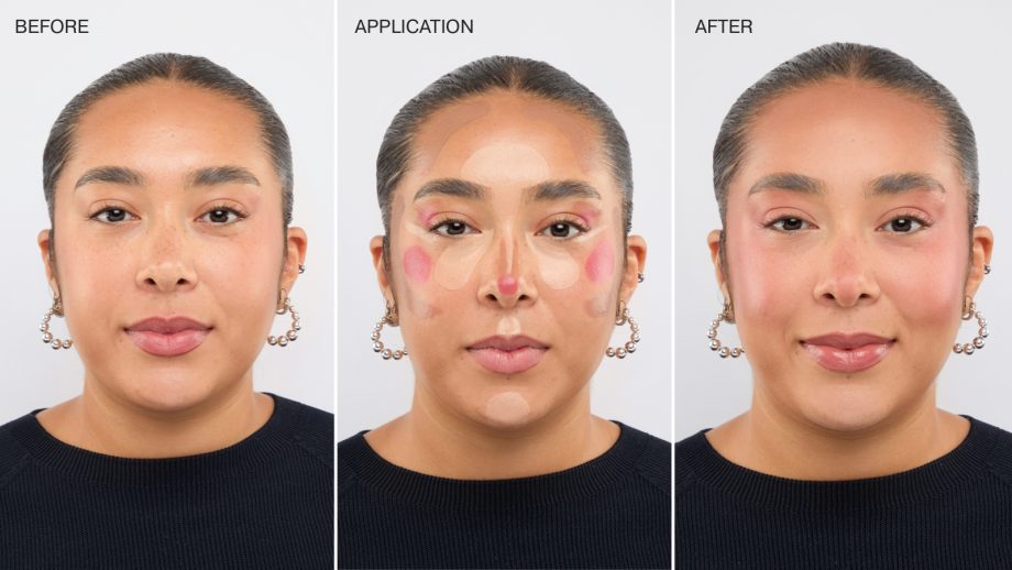 By BEAUTY BAY Make Face Multi-Use Complexion Palette before, during and after results