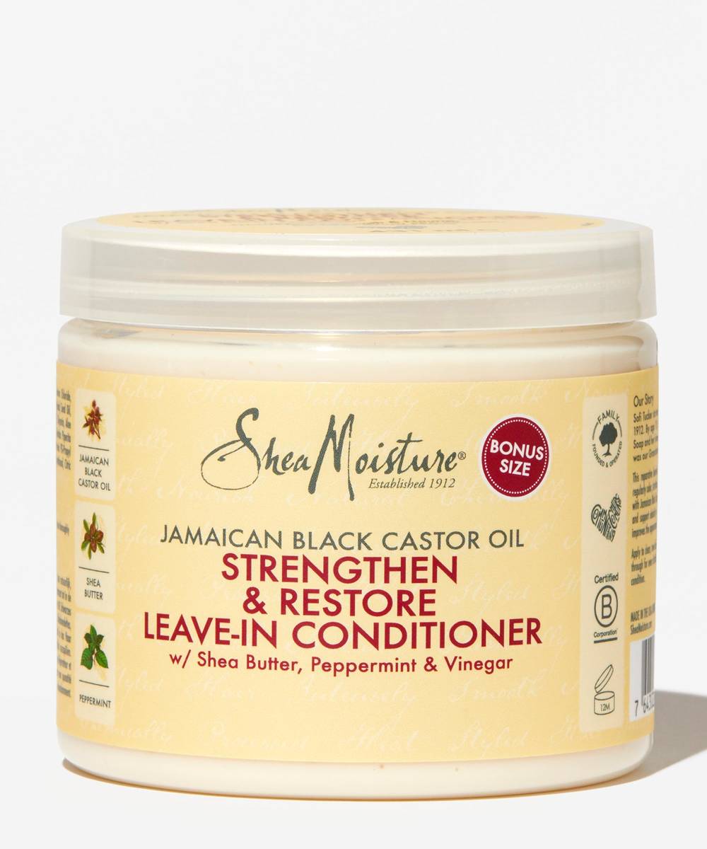 Shea Moisture Jamaican Black Castor Oil Stregnthen & Restore Leave In Conditioner