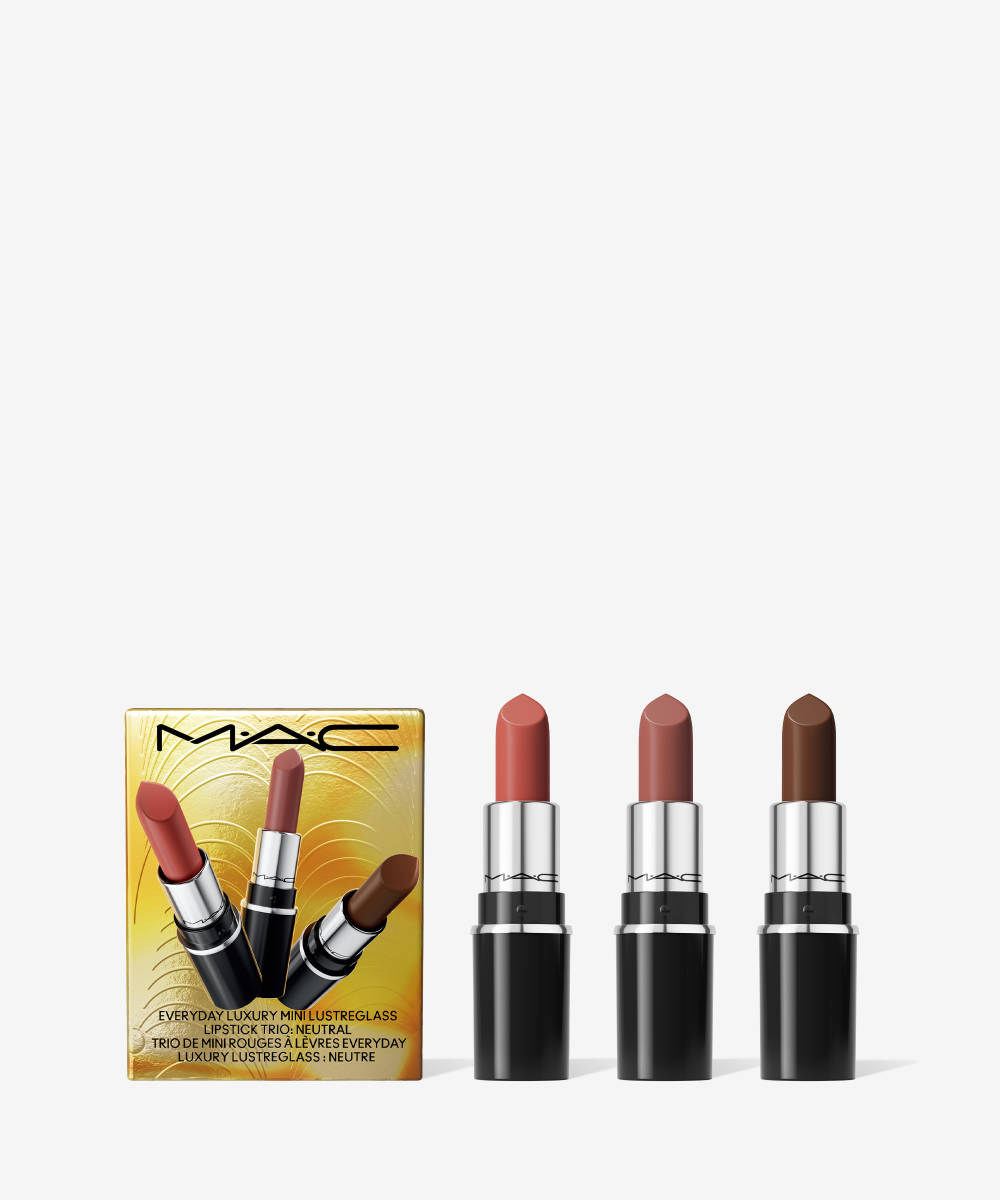 M·A·C Cosmetics Everyday Luxury Mini Lustreglass Lipstick Trio – Neutral