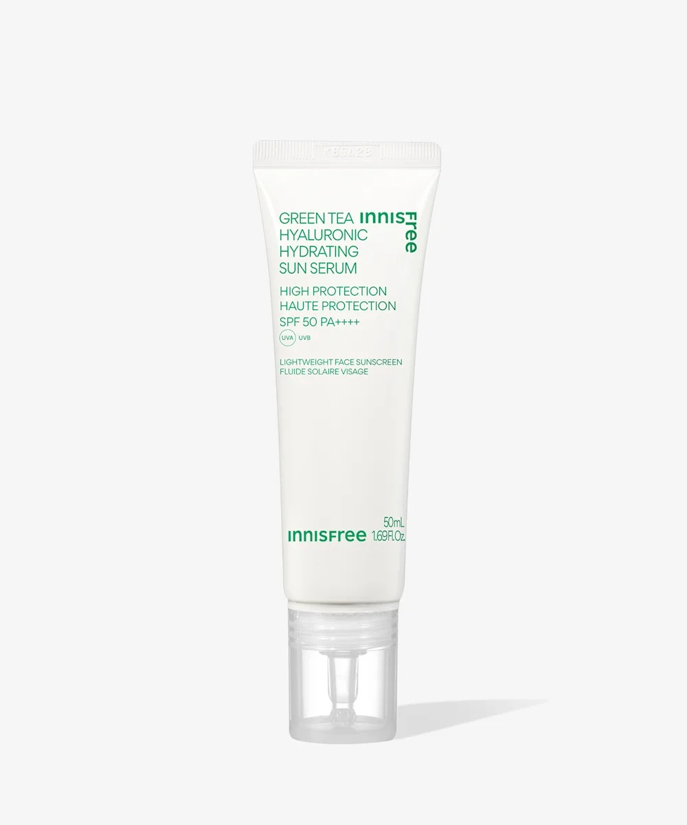 Innisfree Green Tea Hyaluronic Moist Sun Serum SPF50