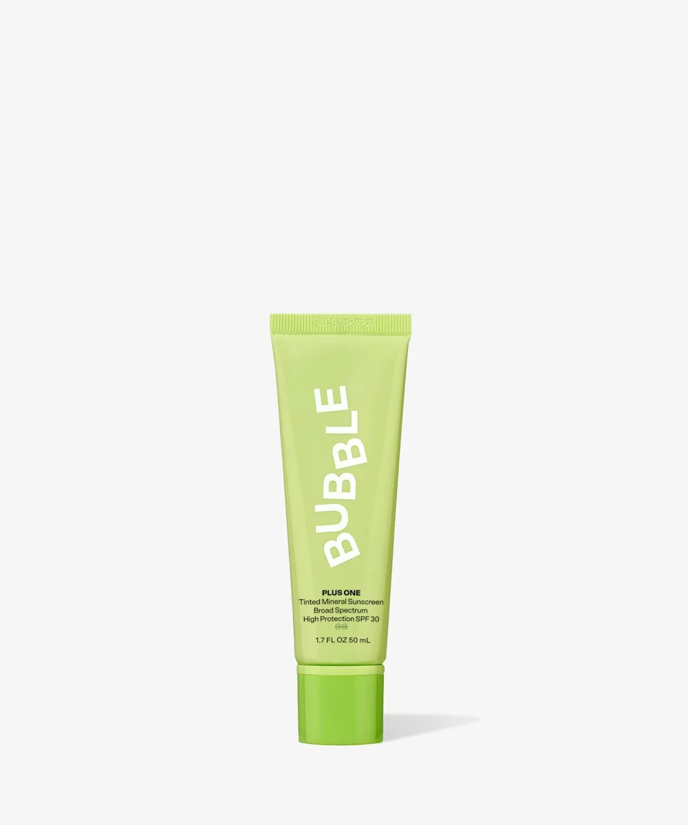 Bubble Skincare Plus One Tinted Daily Mineral Sunscreen Broad Spectrum SPF 30