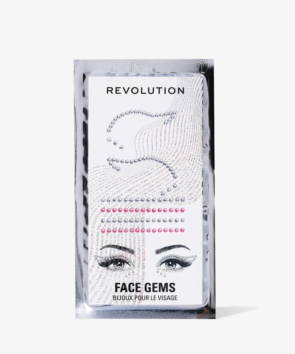 Makeup Revolution Metallic Muse Flick Eye Gems Silver