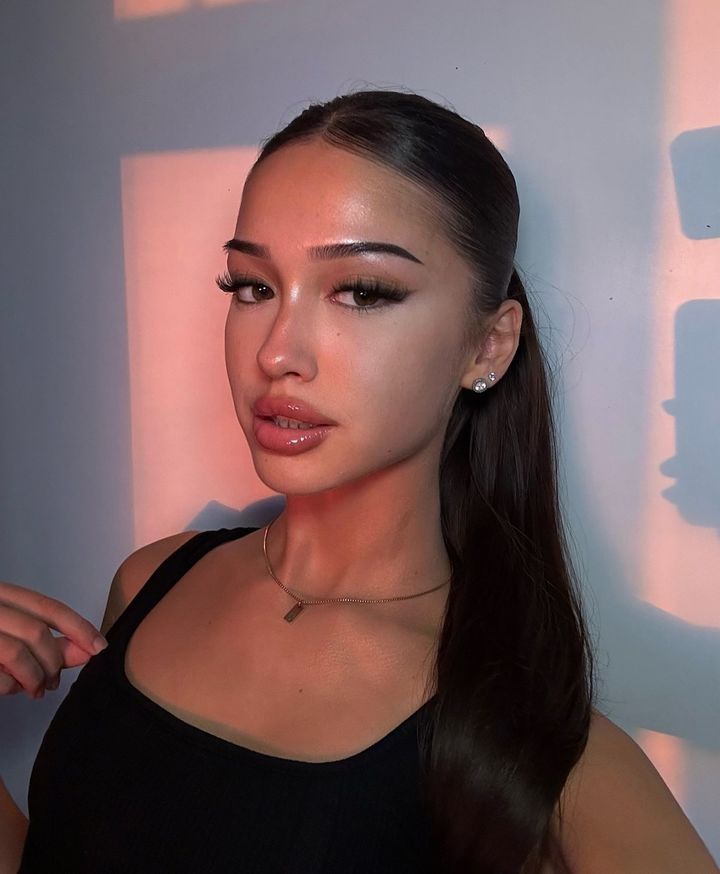 Slick back ponytail