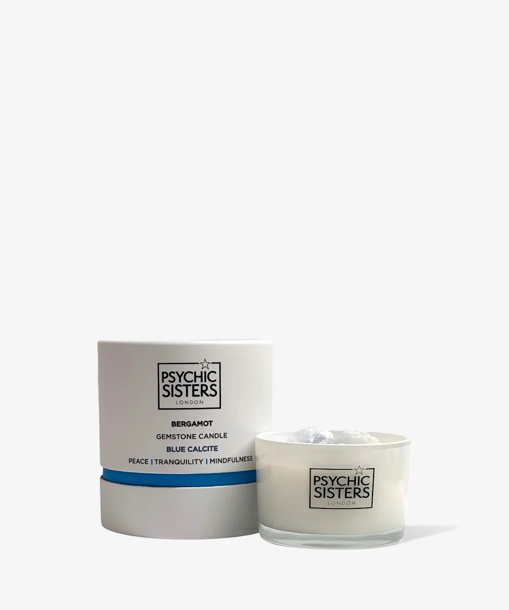 Psychic Sisters Gemstone Candle